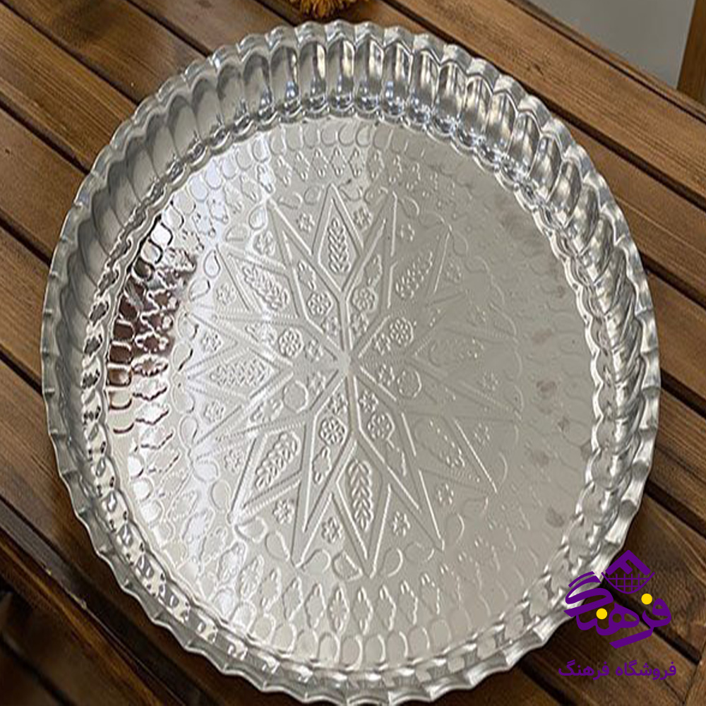 سینی انگشتی 30 طرحدار (طلایی)