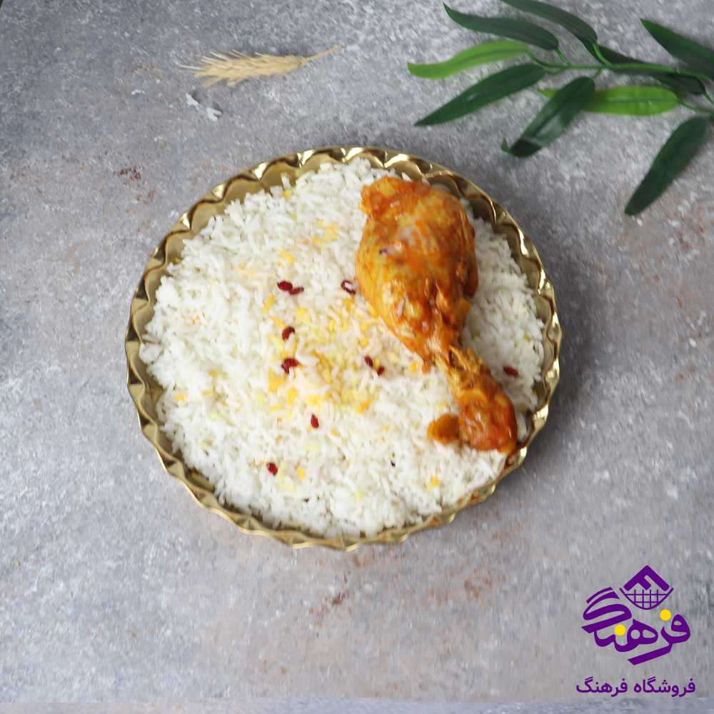 سینی انگشتی 30 طرحدار (طلایی)