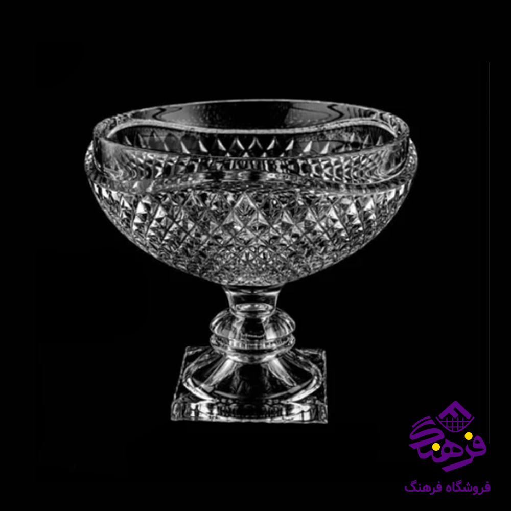 کاسه اجیل مدوزا پایه دار کادو نوری