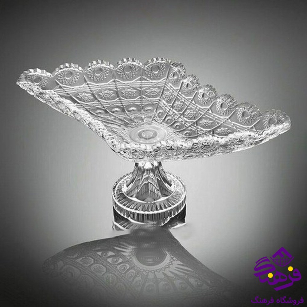 قاب شیرینی می جی پایه دار کادو نوری 4دک