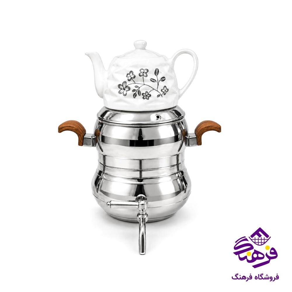 کتری قوری نفیس استیل سزار 3038