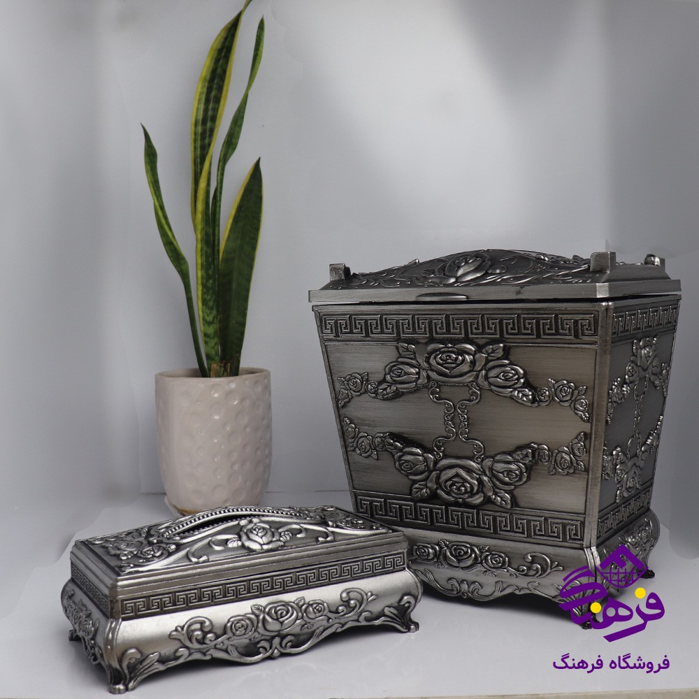 سطل و دستمال رز سوگل ابکاری