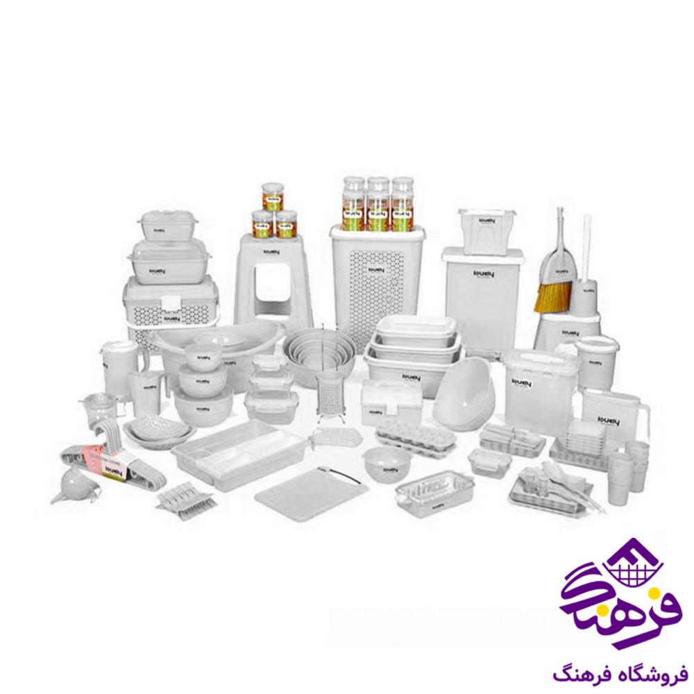 جهيزيه پويا وصال 72پارچه طوسي