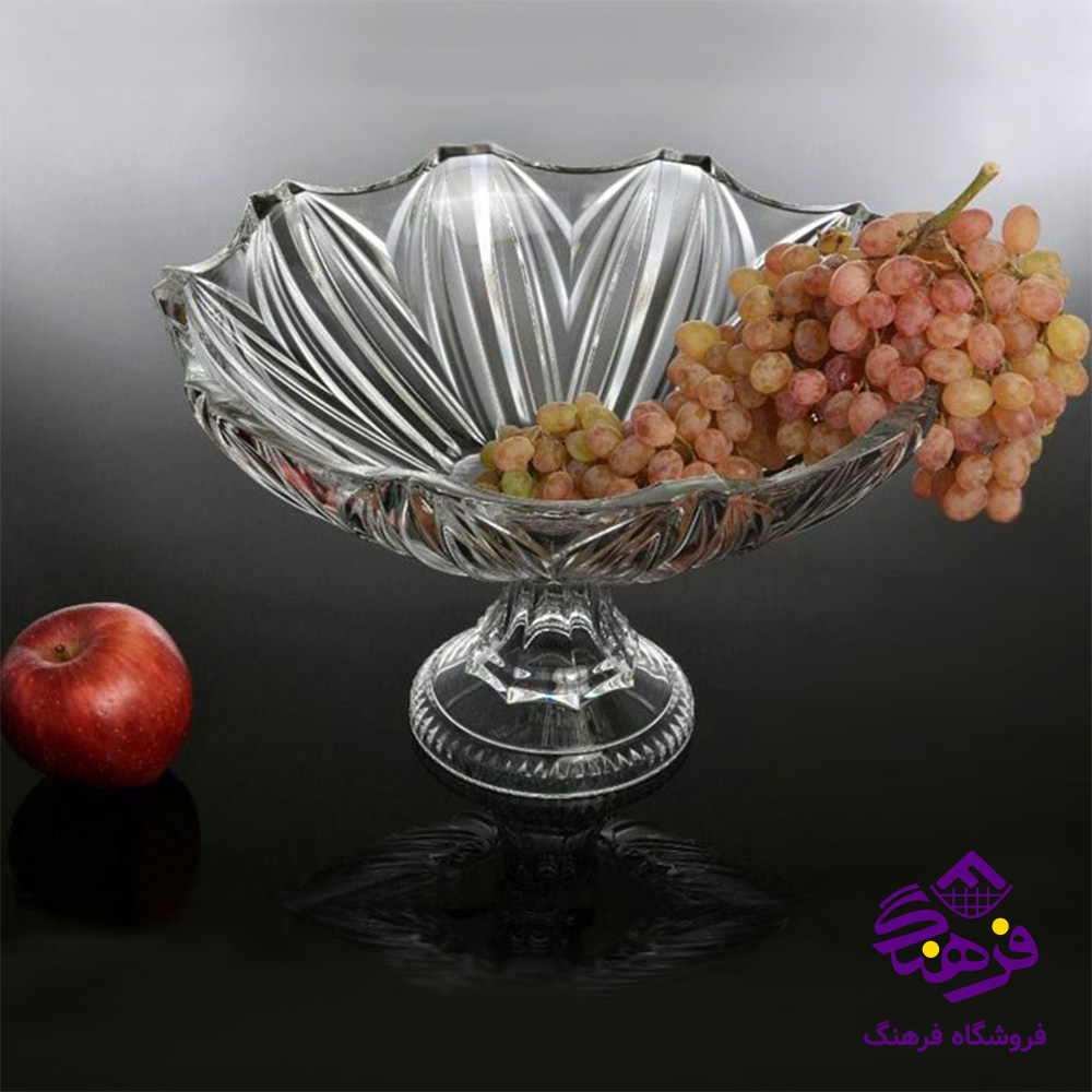 کاسه نیم گود سیسیلی پایه دار کادو زنگان  2004