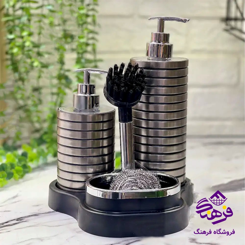 ست 4تیکه تایلندی کنار سینک سیلور 6071