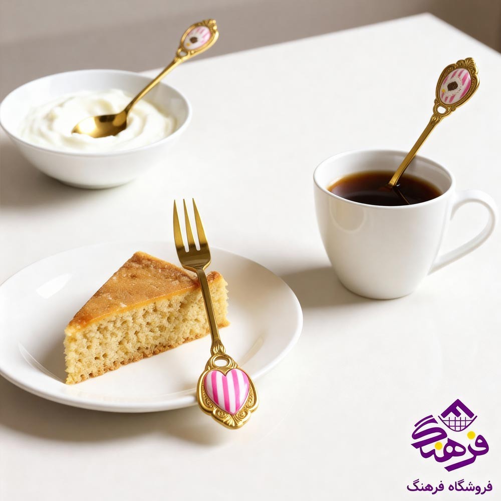 قاشق چنگال کودک باکس دار سیلیکونی 190