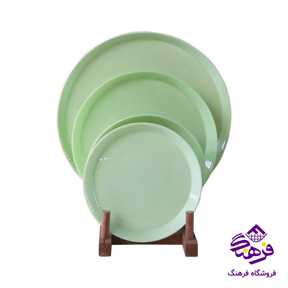 سرویس 26پارچه گلدن اپال مدل استراکچر سبز 