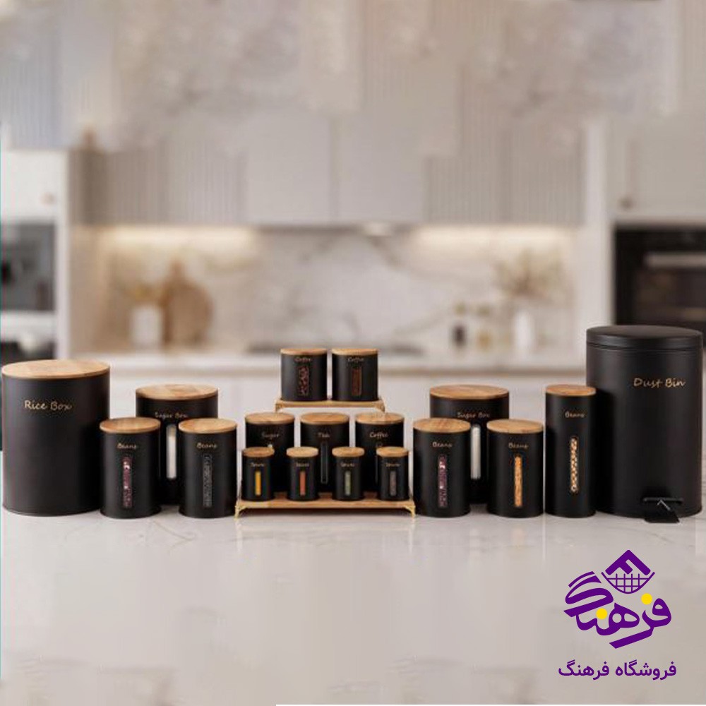 سرويس 26پارچه گلدن اپال مدل فلورينا سبز لب طلا
