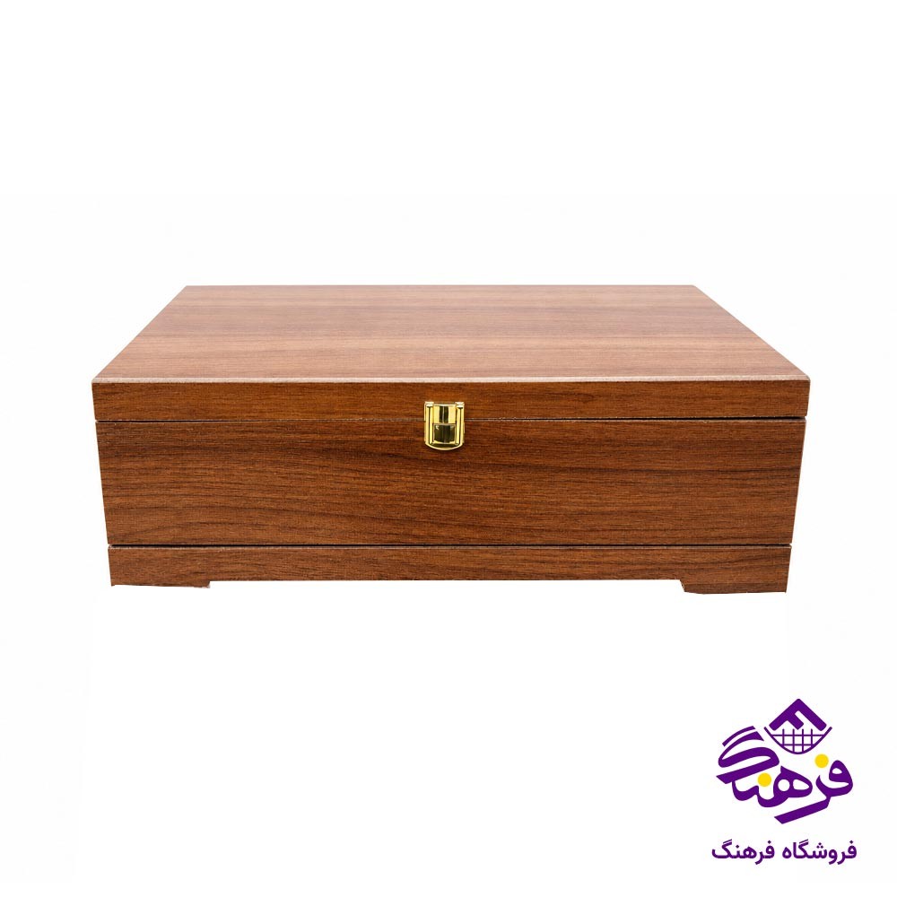 سرویس قاشق بیوتی 128 پارچه جعبه چوبی