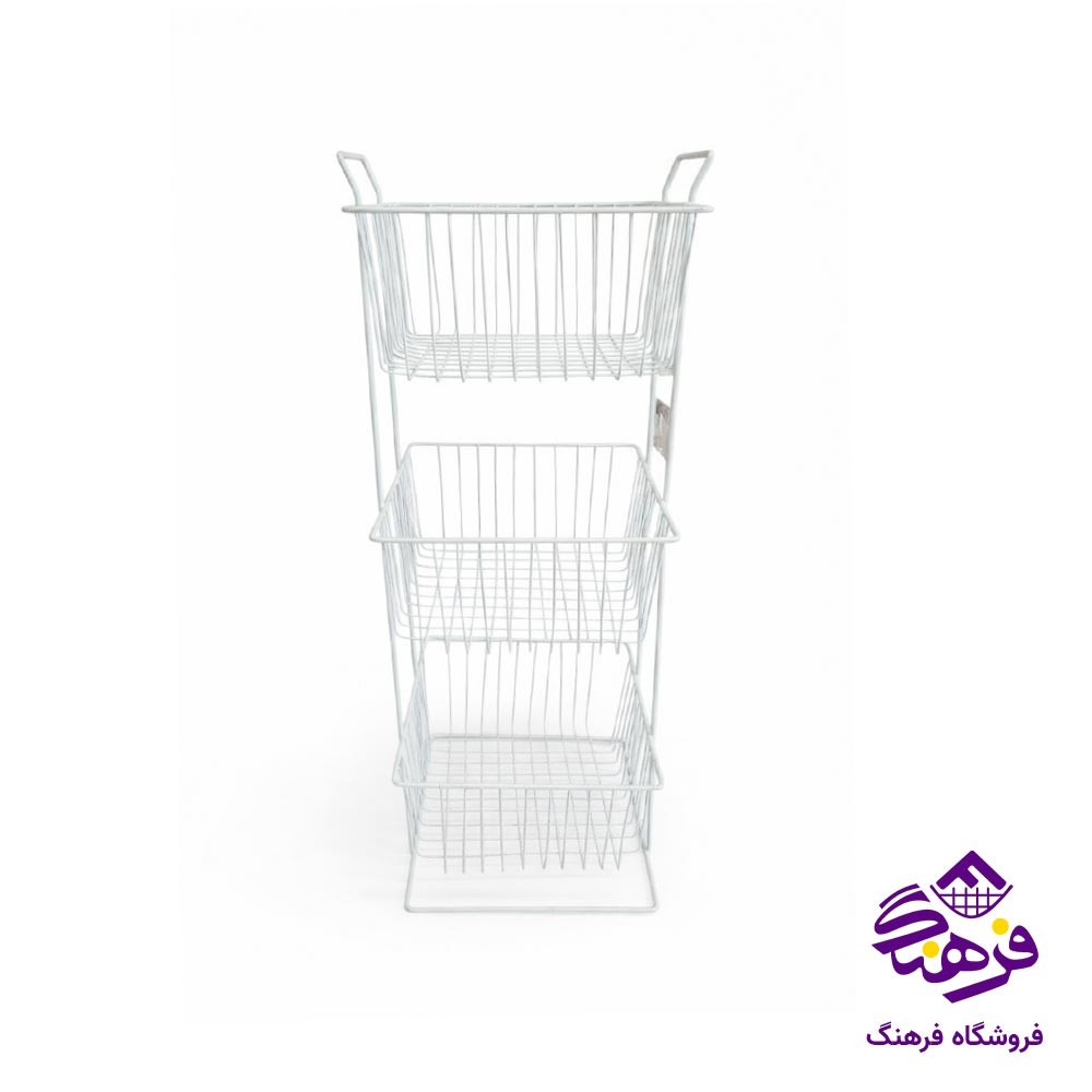 سبد سیب زمینی پیاز کارنیک 2 طبقه مربع