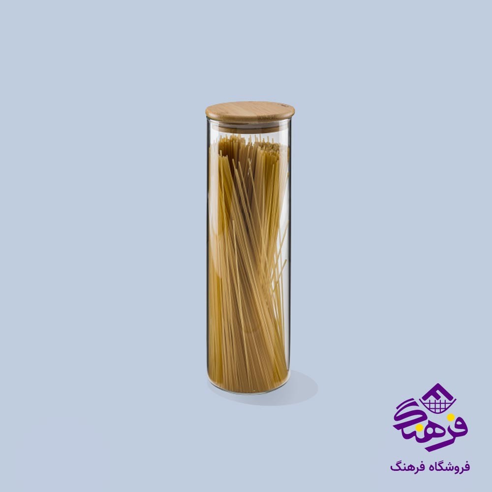 بانکه ماکارونی یونیک پیرکس درب بامبو کد 1744