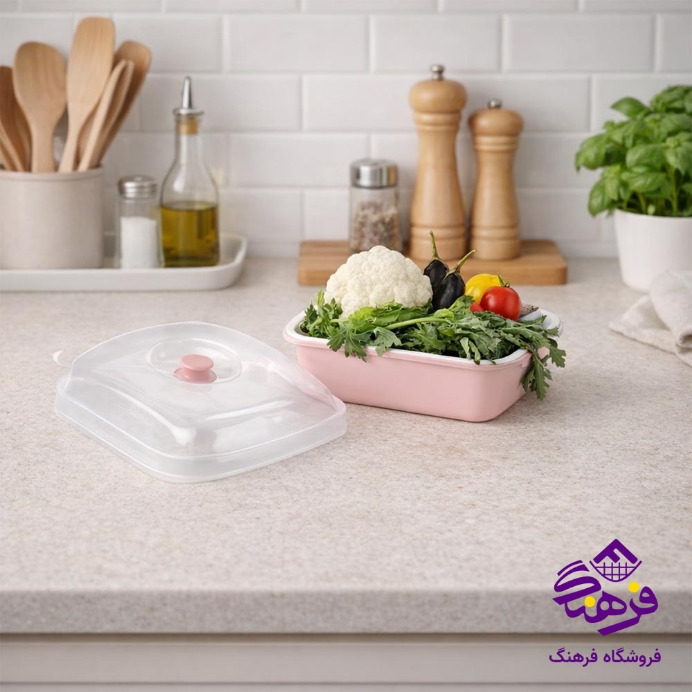 ظرف 3 پارچه هومکت مدل سپیده فانتزی سایز کوچک 3461