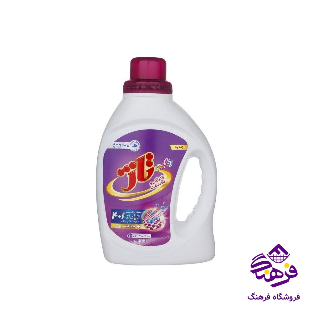 مایع لباسشویی رنگین شوی تاژ مدل رایحه شکوفه بهاری 1 کیلوگرم