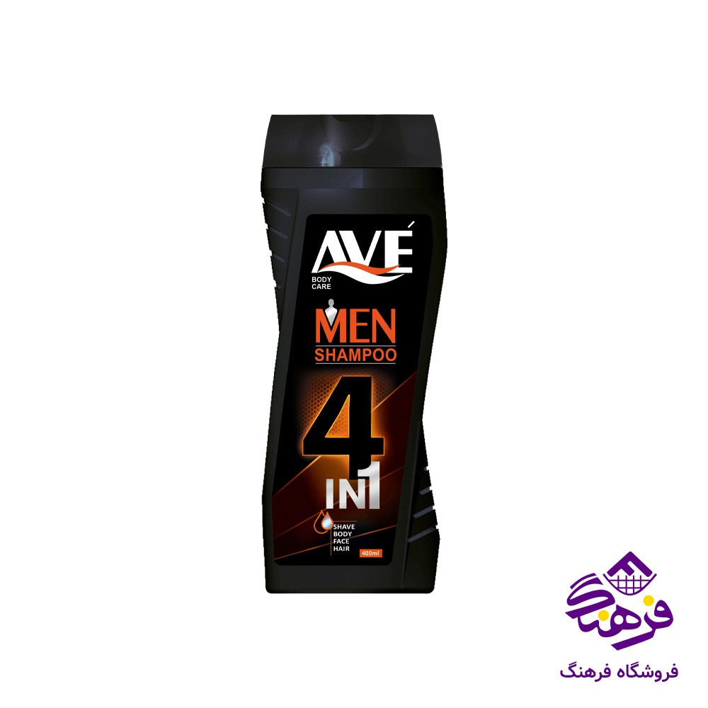 شامپوسر و بدن اوه مدل 4*1 مردانه 400gr