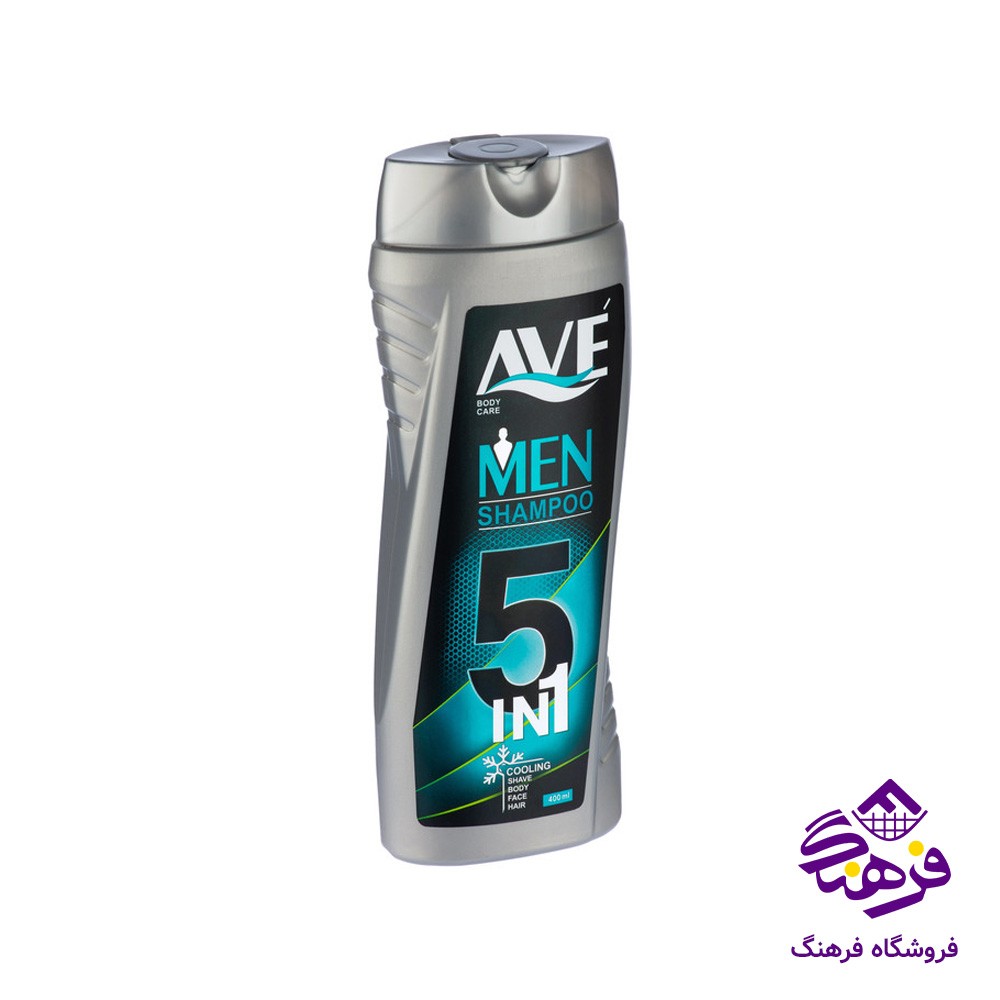 شامپوسر و بدن اوه مدل 5*1 مردانه 400gr