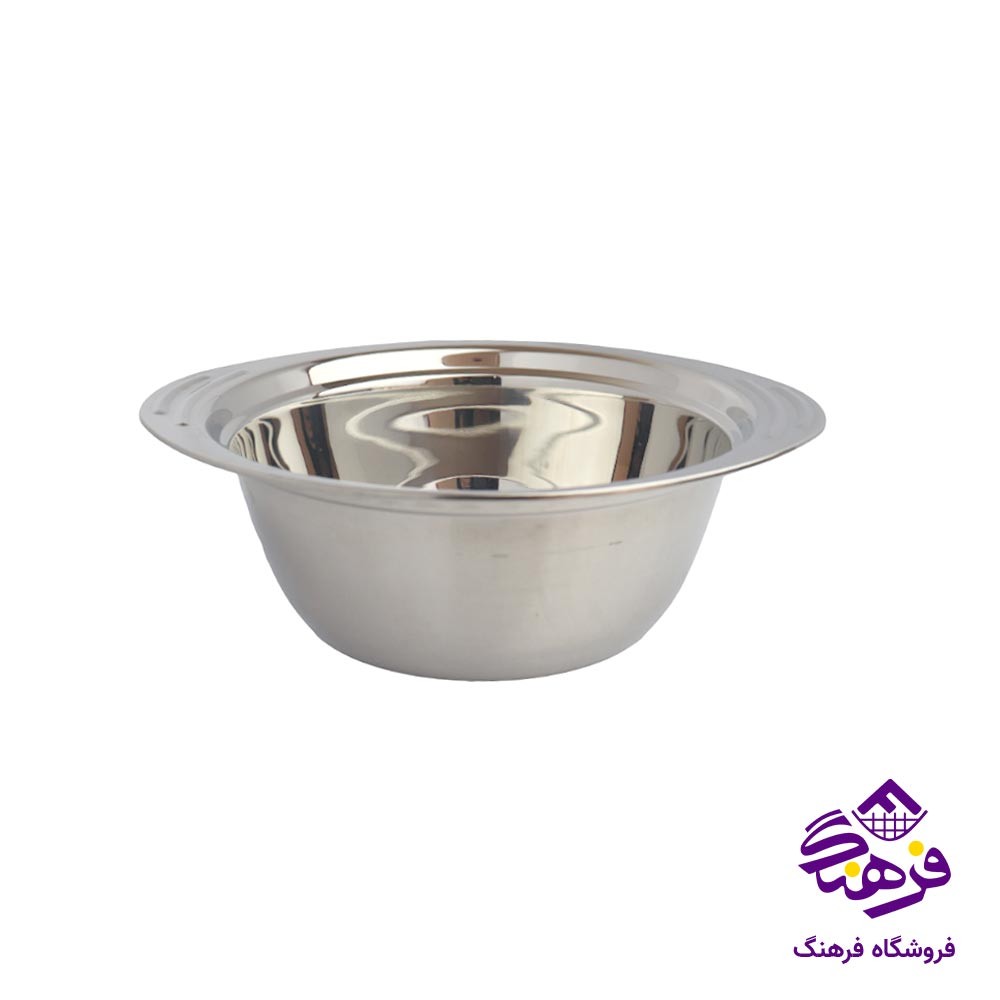 لگن بیضی استیل شوالیه سایز 23