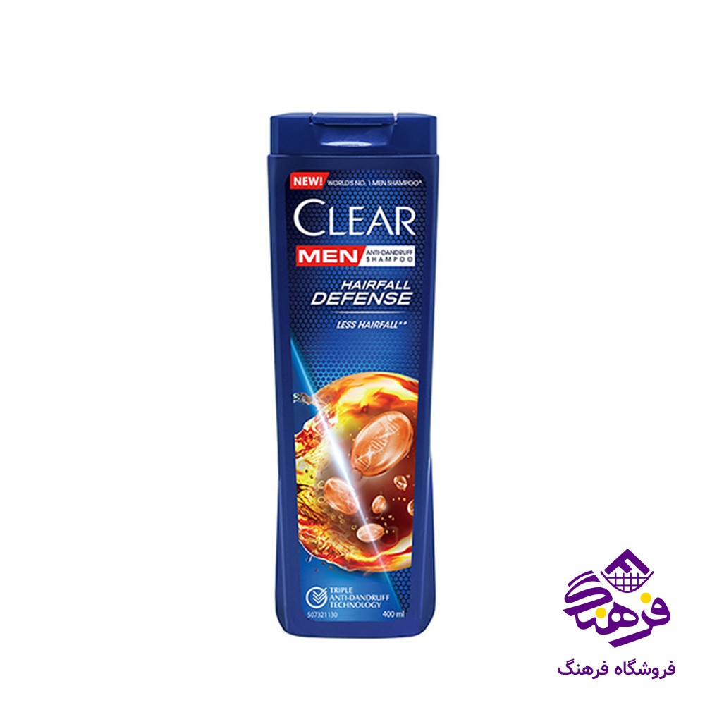 شامپو کلییر مدل کنترل چربی اقایان 400gr