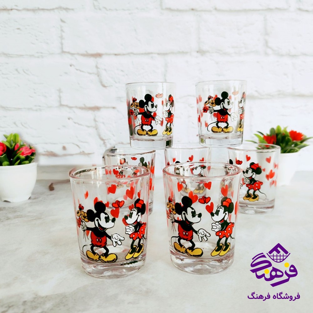 نیم لیوان رژینا چاپی فله کاوه (48عددی)