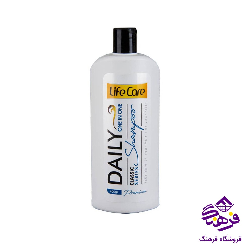 شامپو سر روزانه لایف کر مدل صدفی 400gr