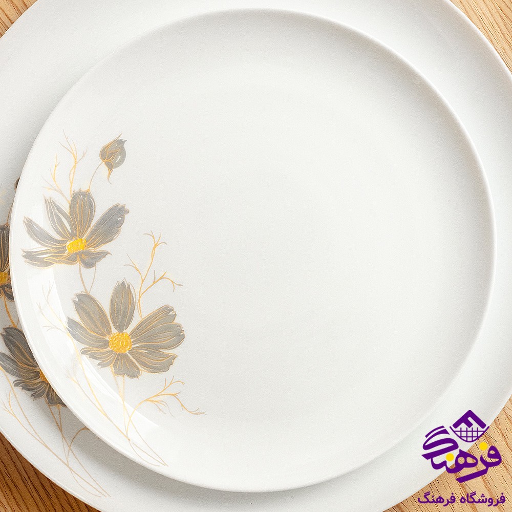 ديس گرد ديوالي شقايق طوسي گلدن اپال 12دک