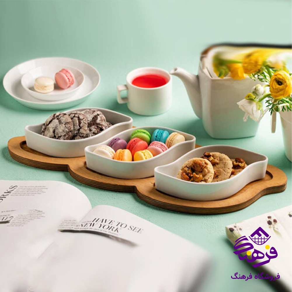 اردو رایکا کف چوب سرامیکی (3عددی)
