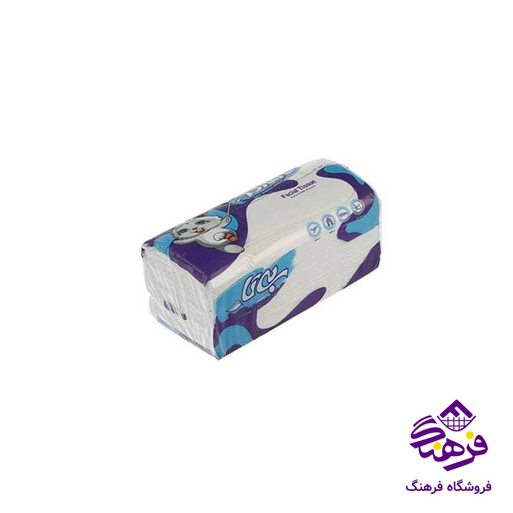 دستمال کاغذی بی تا مدل دولايه 250برگ