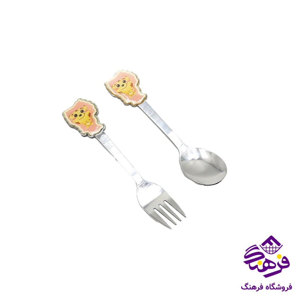 قاشق چنگال کودک يونيک جعبه دار