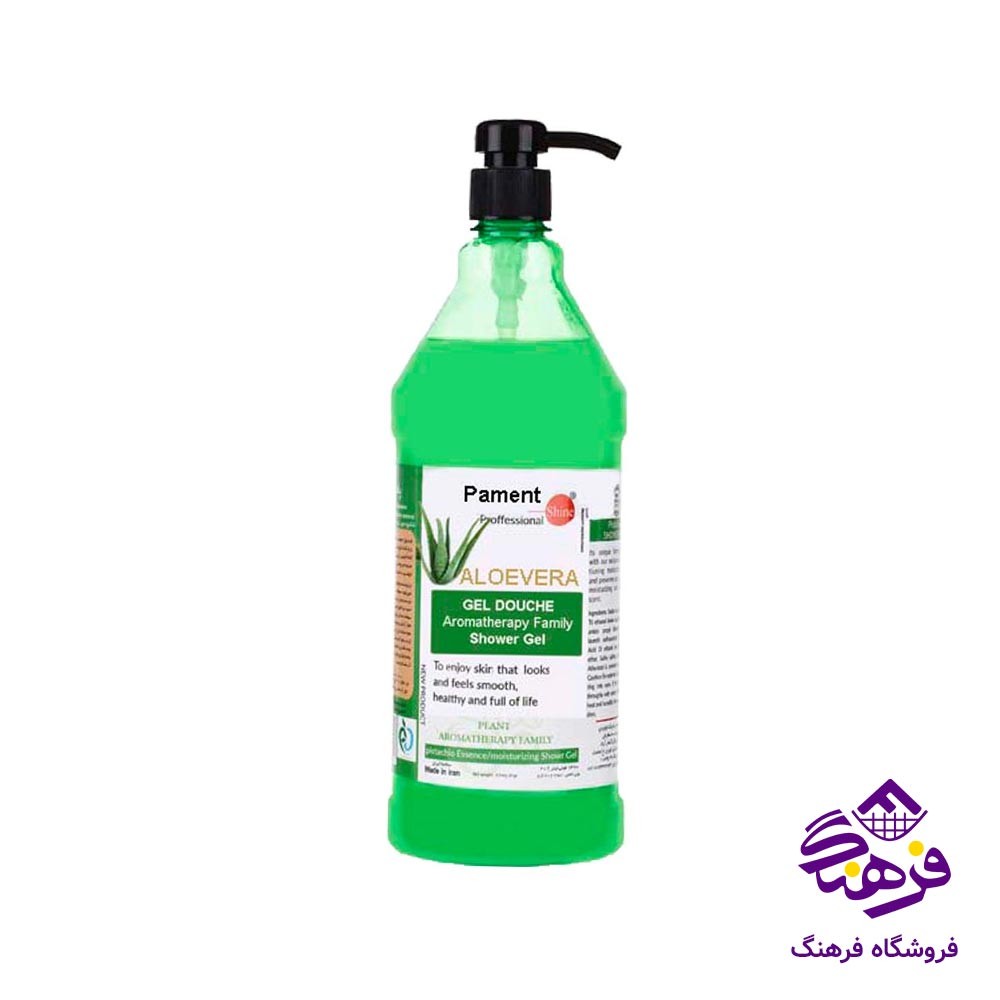 شامپو بدن پامنت مدل صدفی عصاره الوئه ورا 1ltr