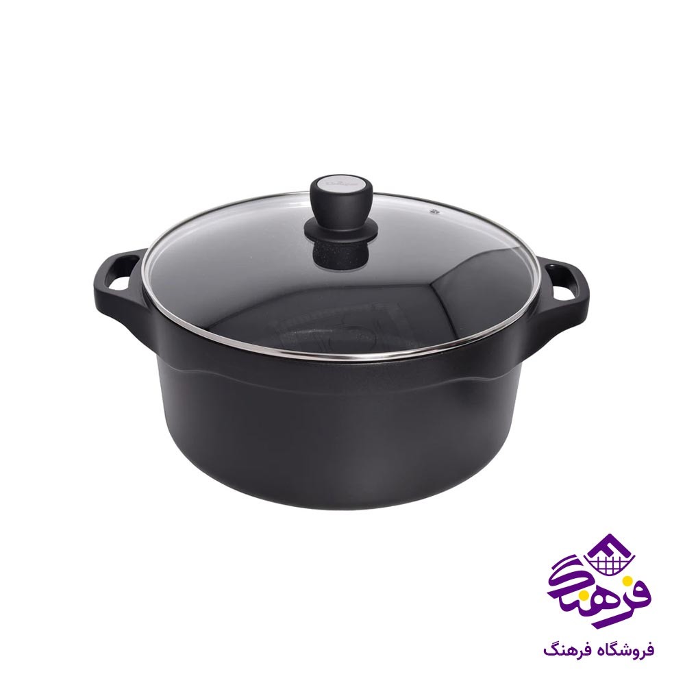 قابلمه گرانیت یونیک دسته سیلیکون سایز 32 کد 8930