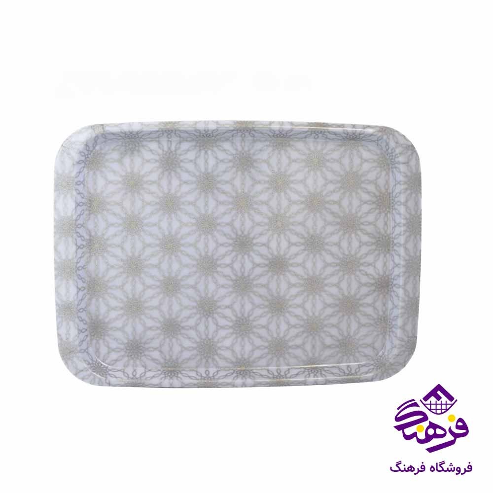 سينی بدون دسته 2 مستطيل الوان کسری 1002