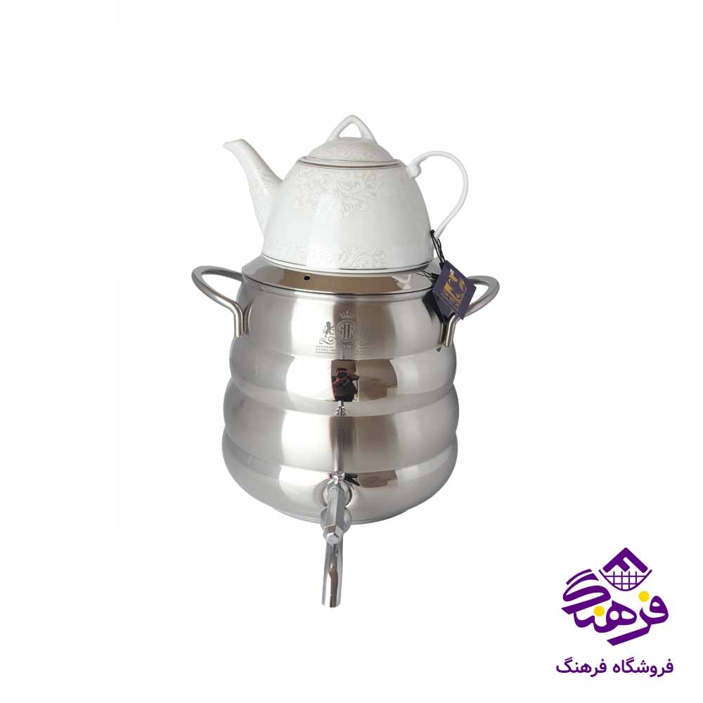 کتری قوری دسته استيل سر هوم 2020