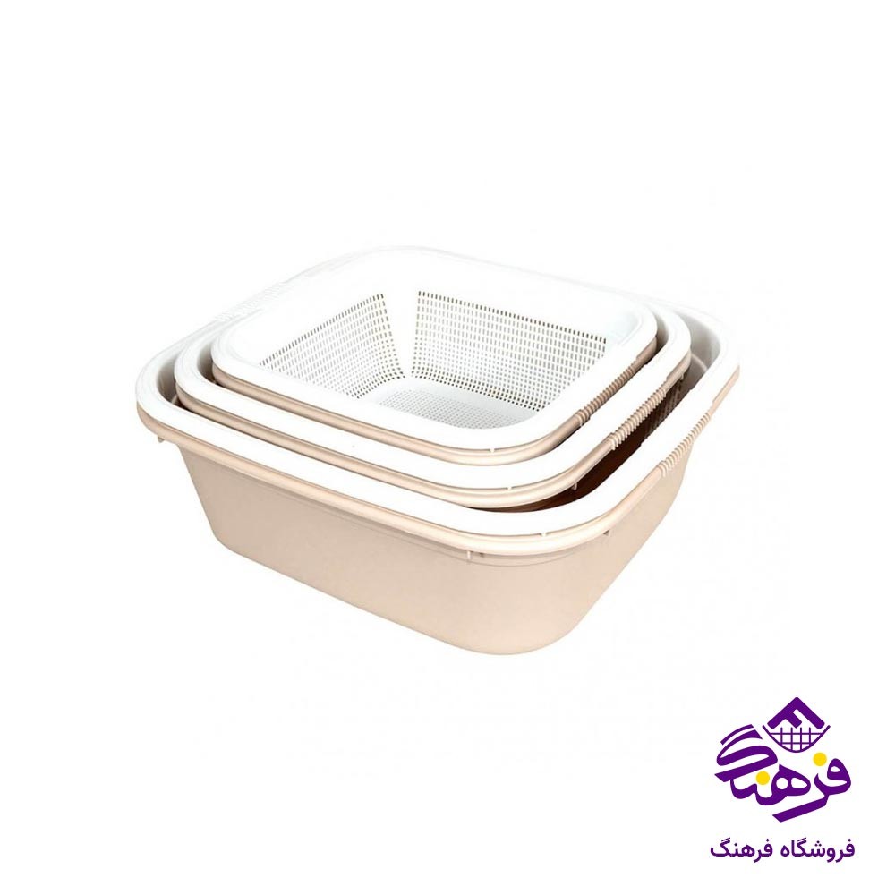 ابکش لگن 6 پارچه کوچک لاولی