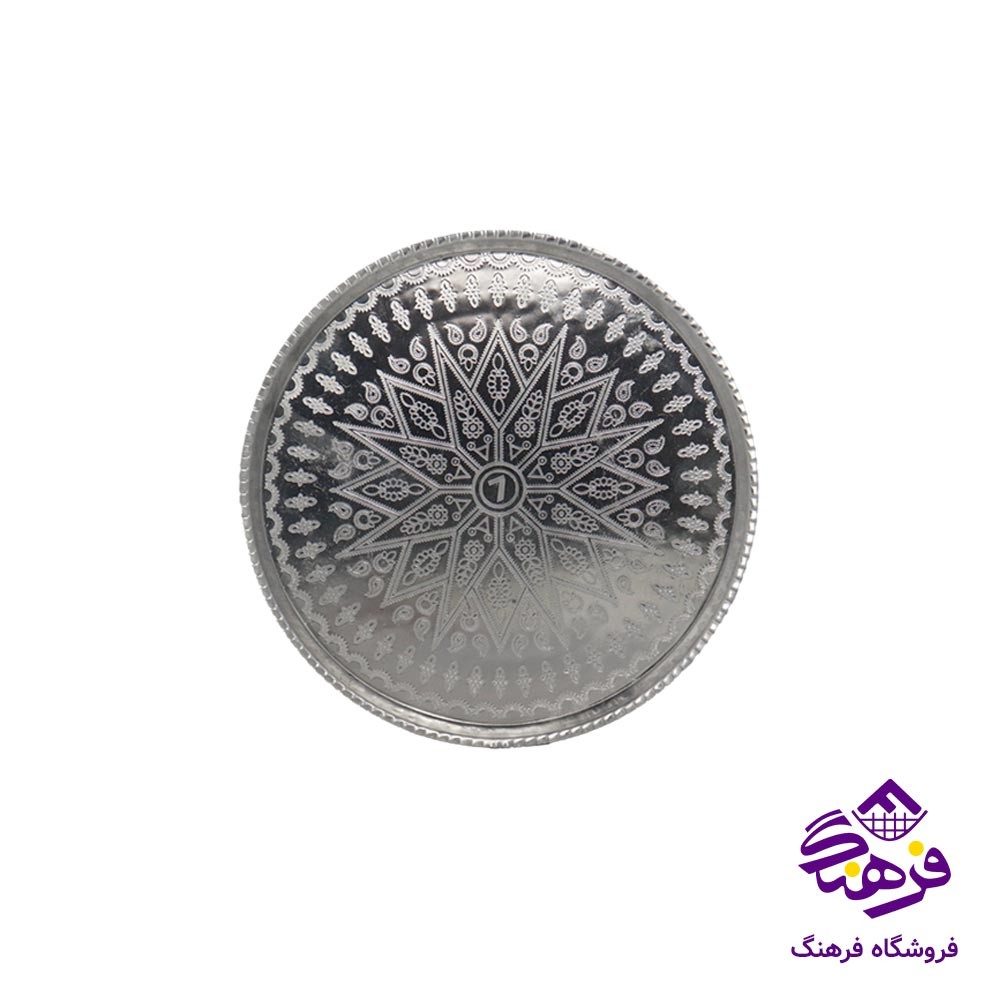 سینی روحی طرحدار گرد سایز 10
