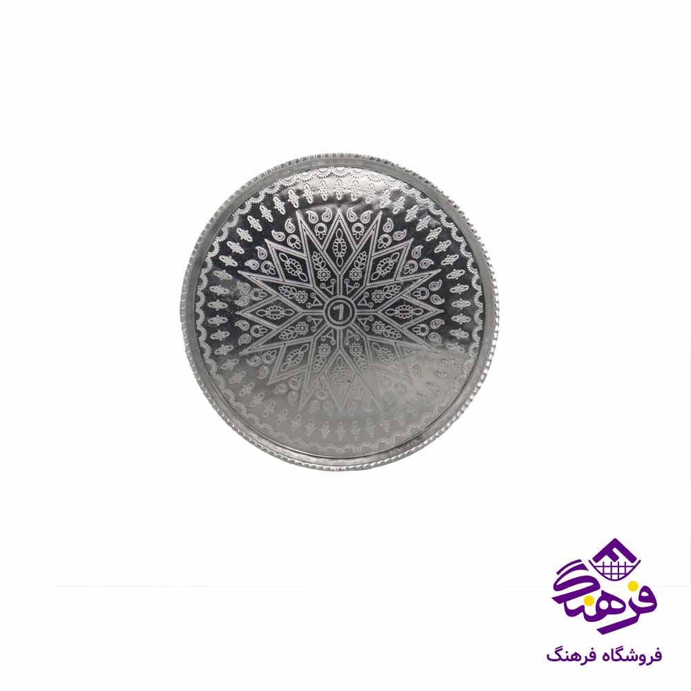 سينی روحی طرحدار گرد سايز8