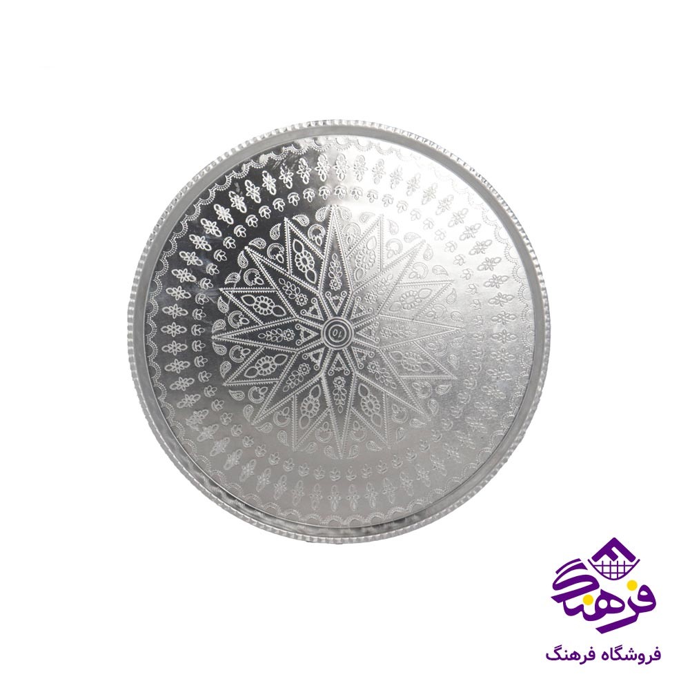 سینی روحی طرحدار گرد سایز 10