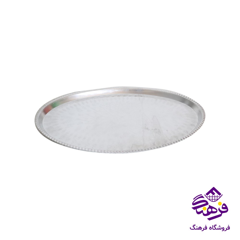 سينی روحی مدل طرحدار بيضی سايز8