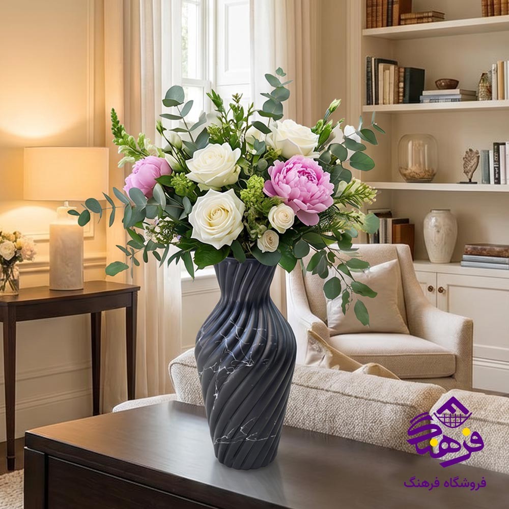 گلدان شیشه ای جام سازان مدل هاوانا مارال