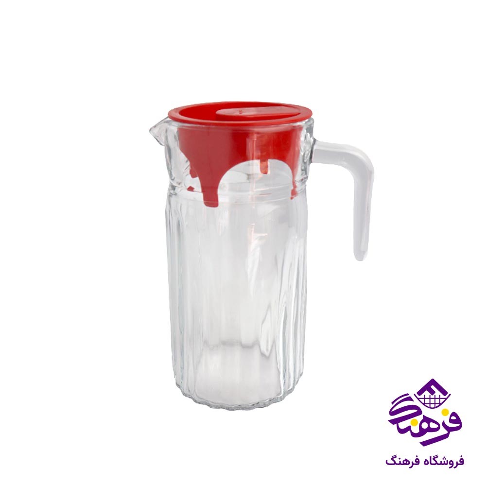 پارچ بلور کاوه مدل پارالل درب دار 