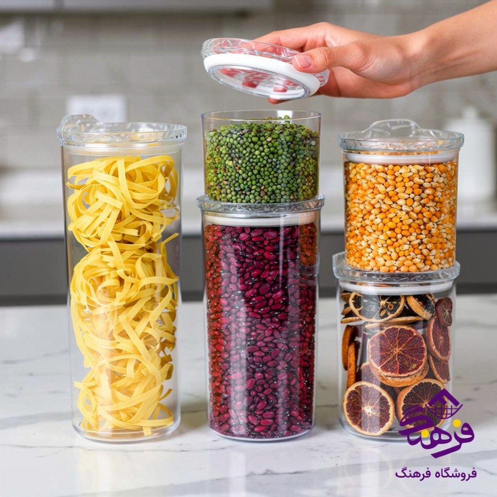 جاحبوباتی شفاف گرد هومکت مدل النا ۴ کد 3584