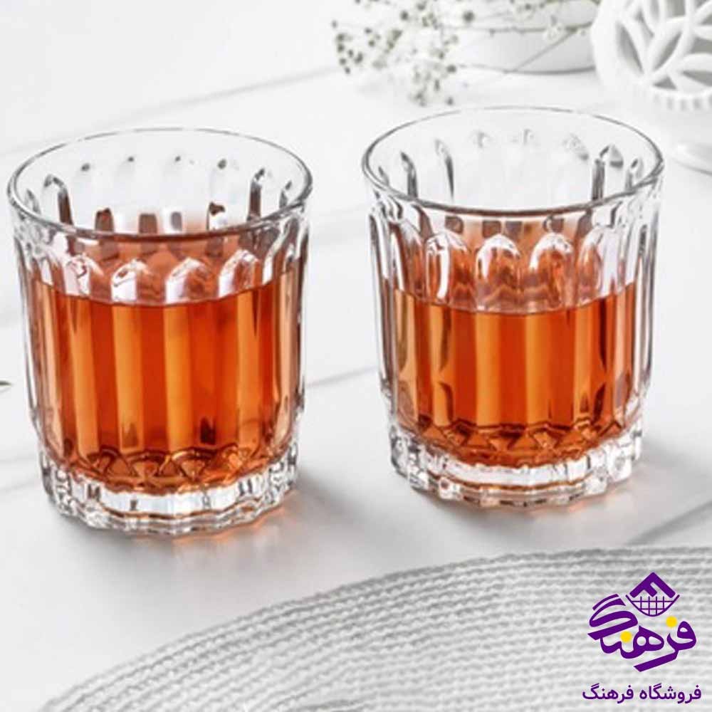 ليوان بلور زنگان مدل پاشا کوتاه 1158 ( 6 عددی )