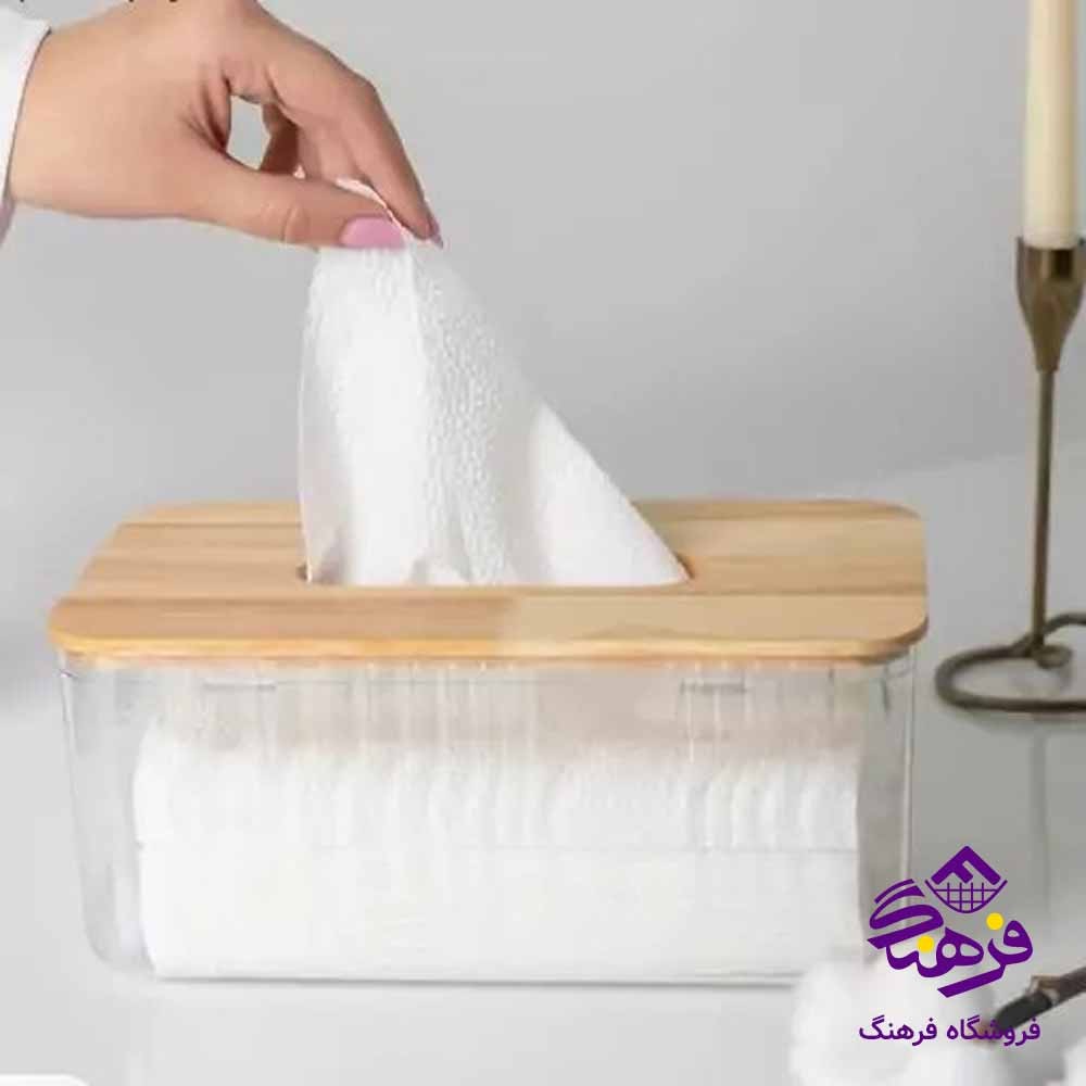 جادستمال کاغذی کریستال . رنگی