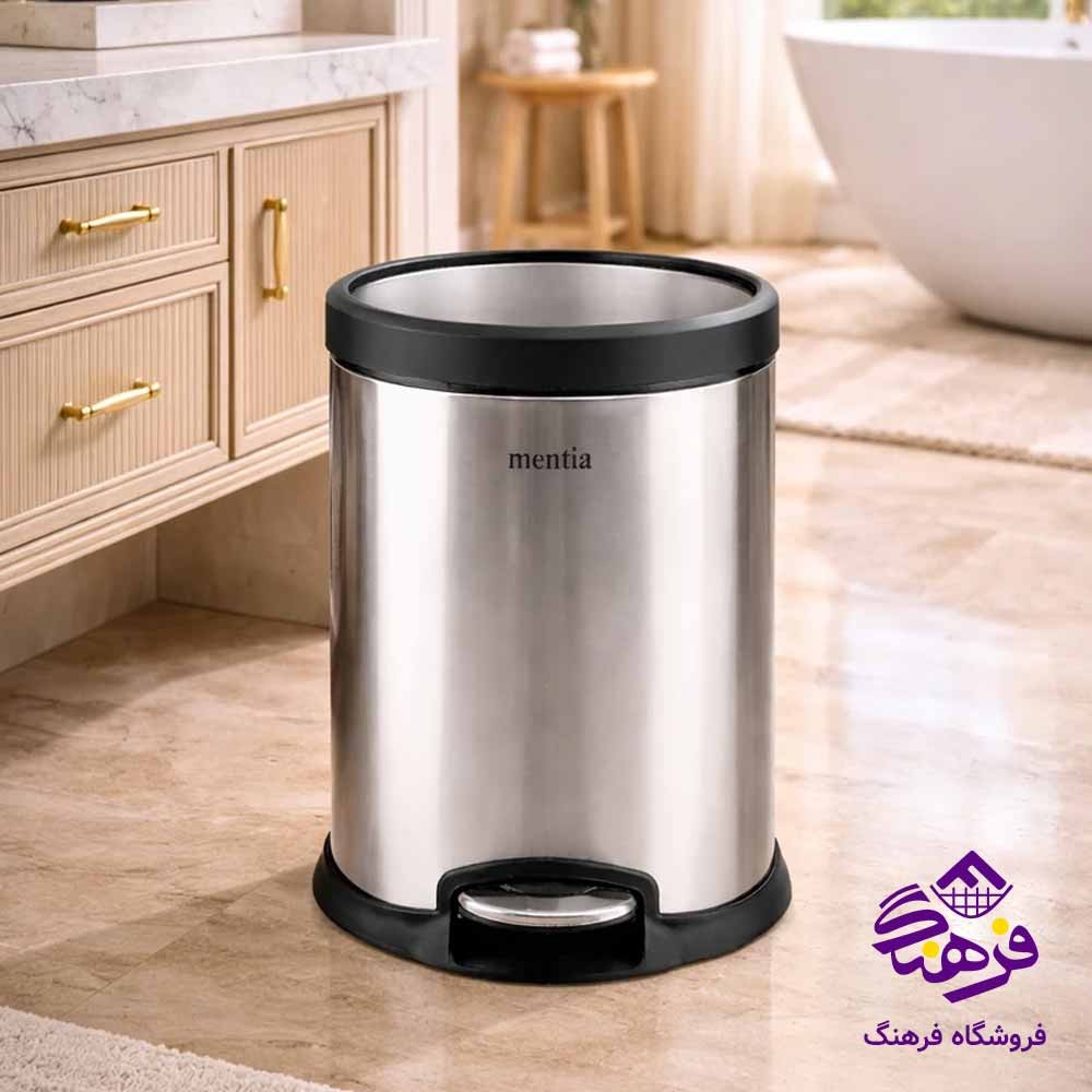 سطل استيل لوکس  12ليتر برند منتيا مدل 1812
