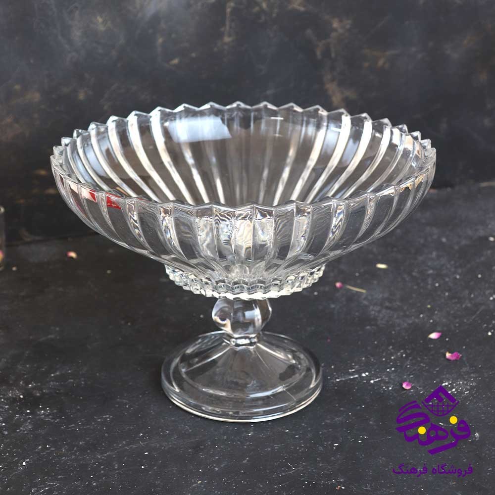 ميوه خوری بلور کاوه مدل سلين پايه دار 