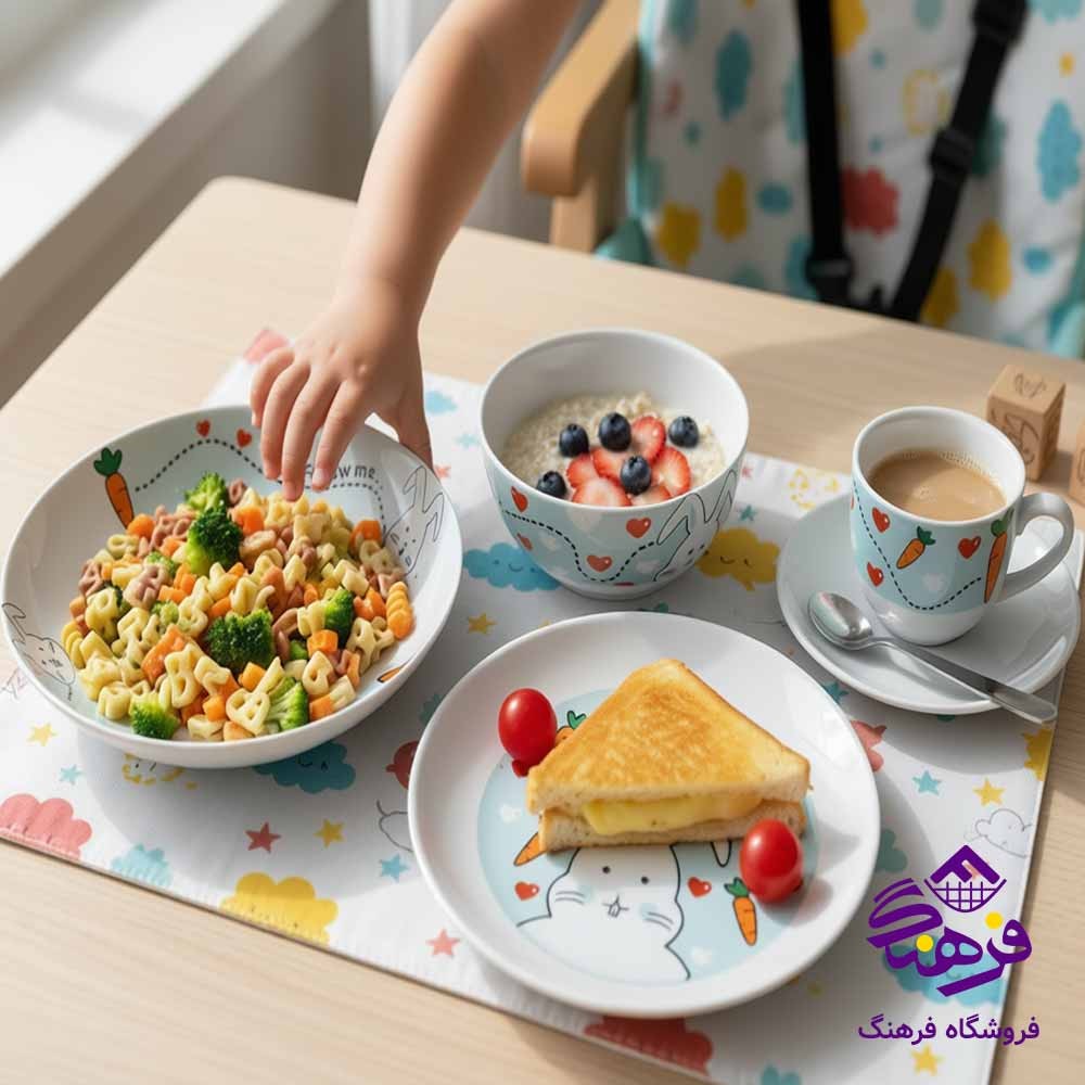 سرويس کودک 5پارچه ديوالی بانی ابي گلدن اپال