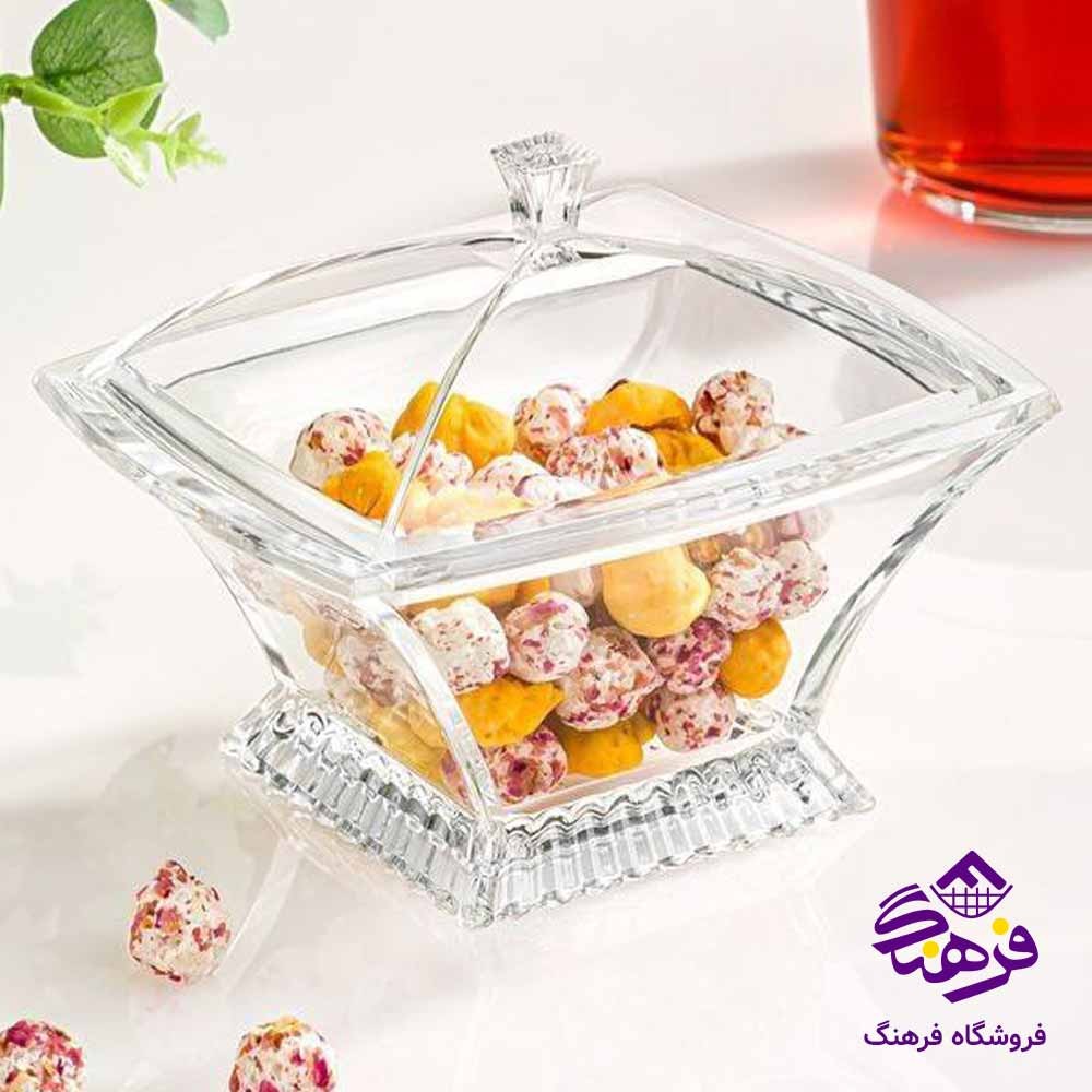 شکلات اکروليک 4گوش ليمون