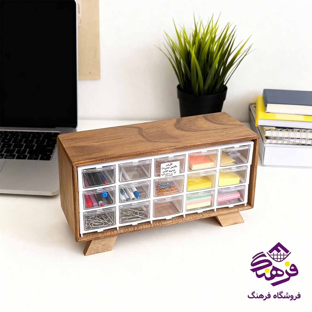 مگازين 15خانه مضرب5 قاب چوبی الوان