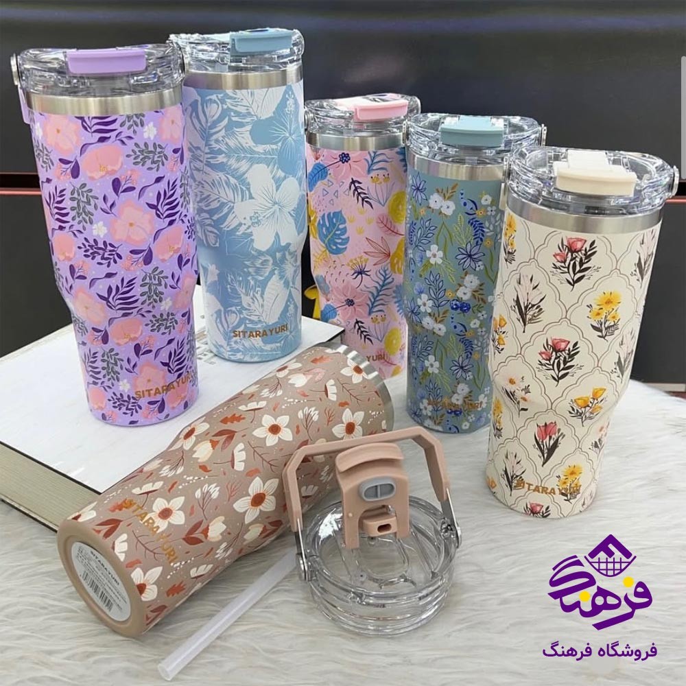  814 تراول ماگ چاپدار 900ميل ZF045