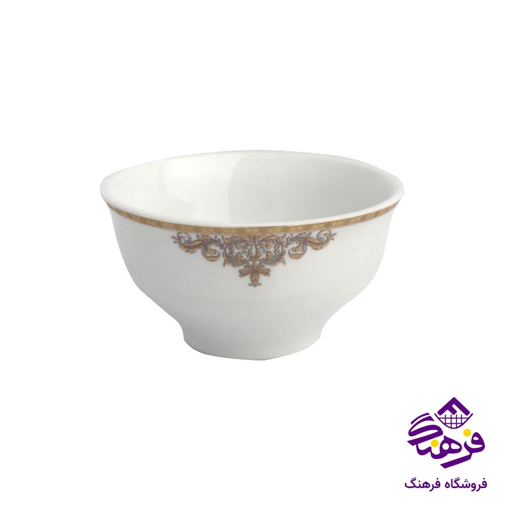پیاله ترشی 03 گرد طلایی پارس 1826