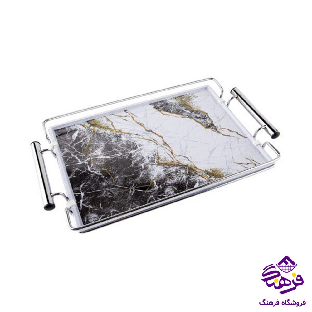 سینی کارن هدیه رنگ کروم