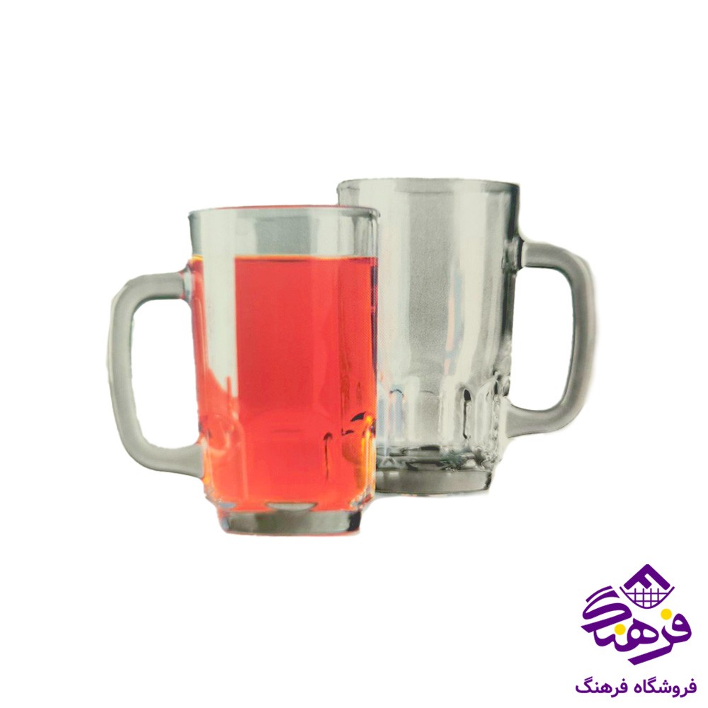 نیم لیوان عینکی2 دسته دار کادو کاوه 6دک
